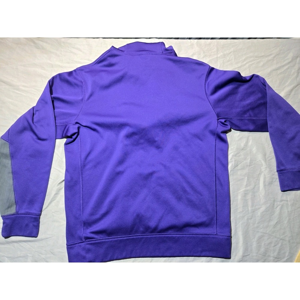 Nike Therma-FIT Purple and Gray Large Swoosh Pullover Hoodie Size Large Athletic - Picture 9 of 13